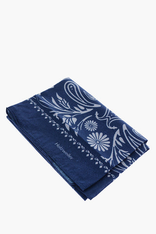 Foulard In Cotone Organico a Fantasia Paisley
