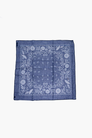 Foulard In Cotone Organico a Fantasia Paisley