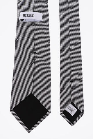 Embroidered Silk Tie