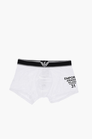 EMPORIO Contrasting Logo Printed Boxer