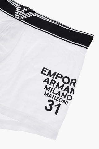 EMPORIO Contrasting Logo Printed Boxer