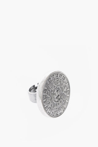 Maya Motif Signet Ring