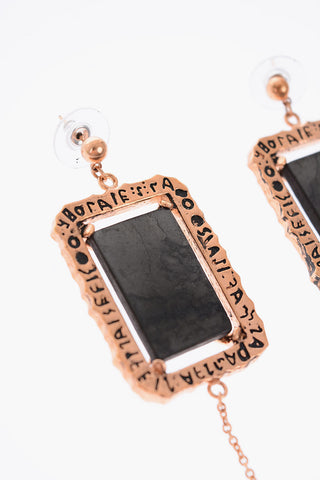 Golden Details Brass Maxi Earrings