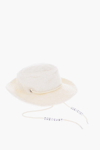 faux fur PUFF THE END bucket hat