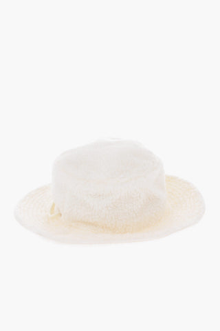 faux fur PUFF THE END bucket hat