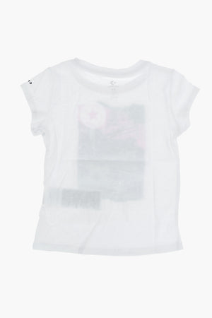  CHUCK TAYLOR ALL STAR T-shirt Girocollo con Stampa Glitter