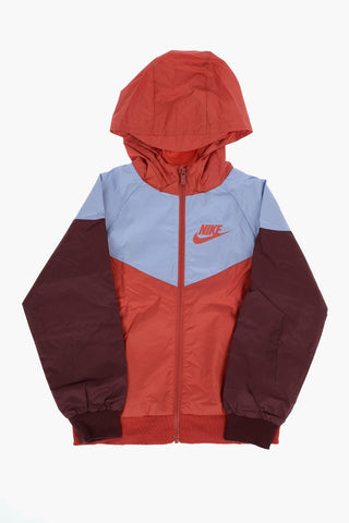 Lightweight Windbreaker with Logo Print