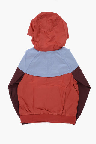 Lightweight Windbreaker with Logo Print