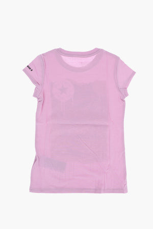 All STAR CHUCK TAYLOR T-Shirt with Large Glitter Print
