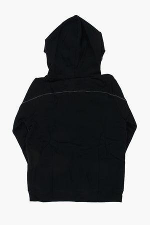 Solid-Color Hoodie with Zip Closure