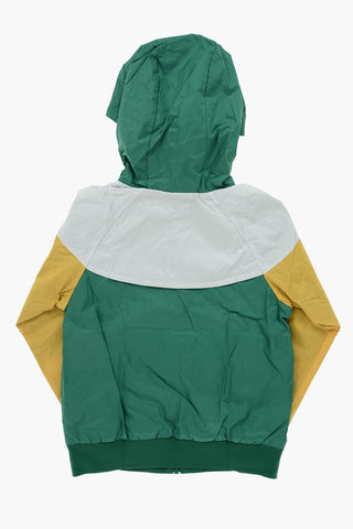 Lightweight Windbreaker with Logo Print