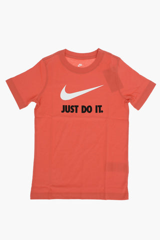 T-shirt Girocollo con Stampa sul Fronte