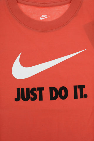 T-shirt Girocollo con Stampa sul Fronte