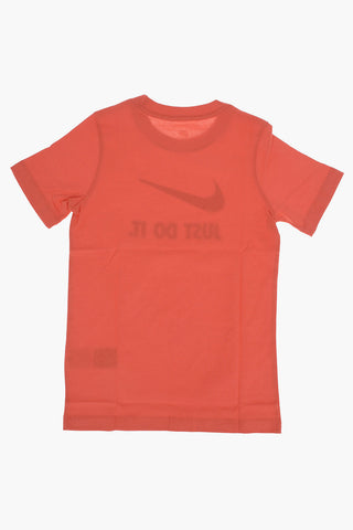 T-shirt Girocollo con Stampa sul Fronte