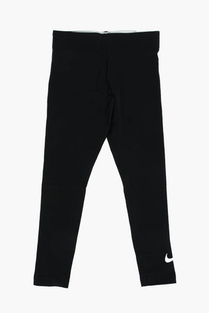 Tight-Fit Leggings with Elastic Waistband