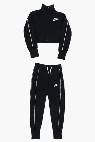 Set Felpa e Joggers con Bande Logate 