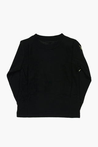 프린트 긴팔 티셔츠