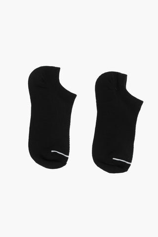 6 paia Di Calzini WORDMARK NO SHOW a Tinta Unita Con Logo a Contrasto