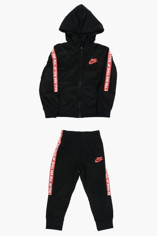 logo printed solid color Sweatshirt and Joggers Set