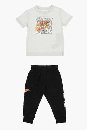 Set T-Shirt und Joggers mit Print