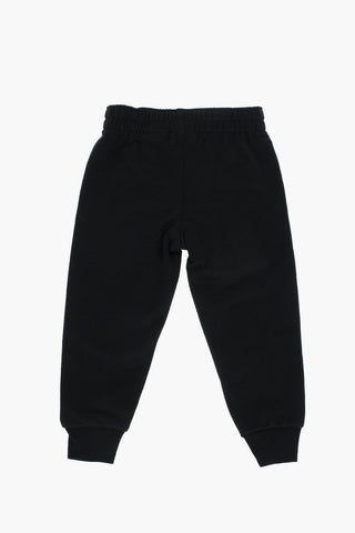 Embroidered Logo Two-Tone Sweatshirt and Joggers Set