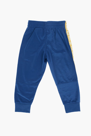 Contrasting side Band Solid Color Sweatshirt and Jogger Set