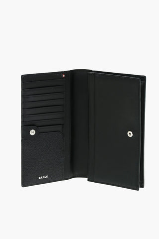 Textured Leather GOBYT Logoed Wallet
