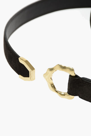20mm suede leather belt