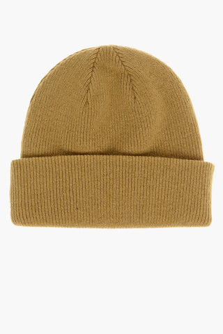 Beanie a tinta unita in misto lana