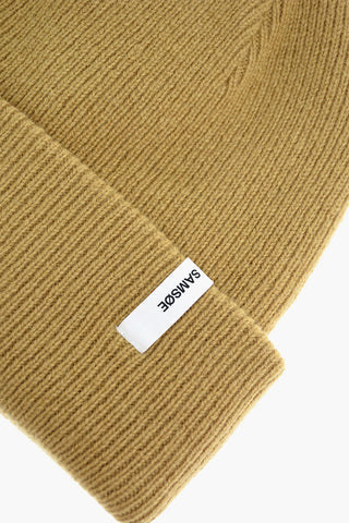 Beanie a tinta unita in misto lana