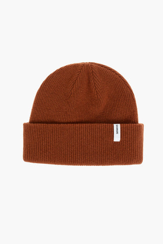 Beanie a tinta unita in misto lana