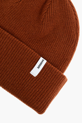 Beanie a tinta unita in misto lana