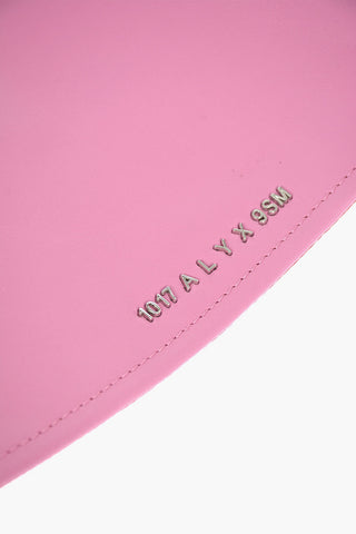 Leather Bandana with Metal Lettering Logo