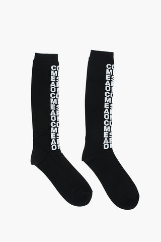 Monogram Printed Long Socks