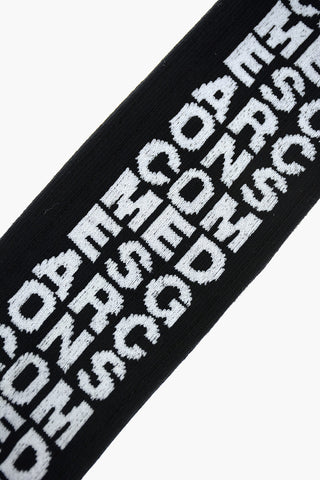 Monogram Printed Long Socks