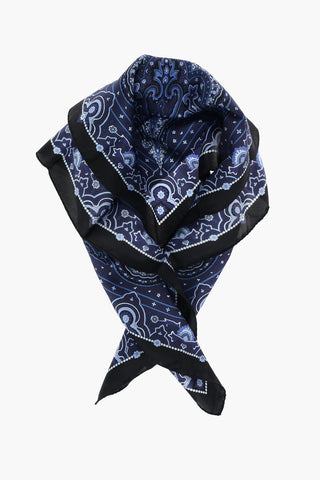 Silk Neckerchief with Abstract Pattern