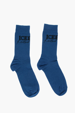 BY KAILAND O. MORRIS Long Socks with Lettering Logo