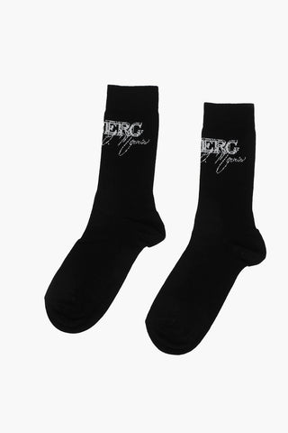 BY KAILAND O. MORRIS Long Socks with Lettering Logo