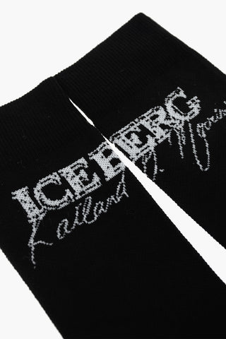 BY KAILAND O. MORRIS Long Socks with Lettering Logo
