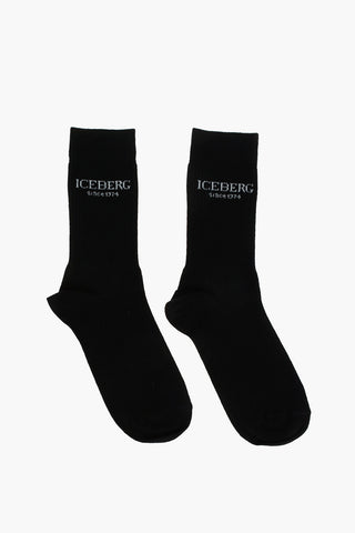 Long Socks with Lettering Logo