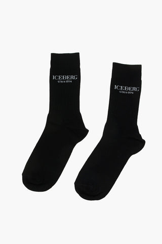Long Socks with Lettering Logo