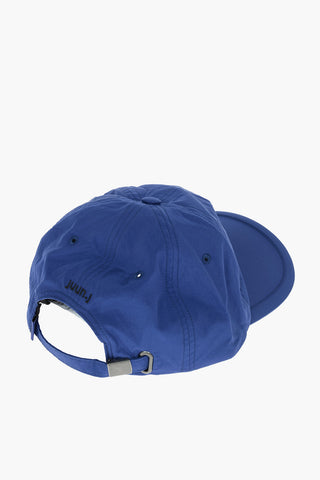 Cappello da Baseball in Tessuto Tech con Ricamo Logo