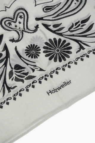 Organic Cotton Foulard with Paisley Pattern