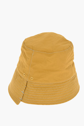 Cappello Bucket in Tessuto Tech con Logo