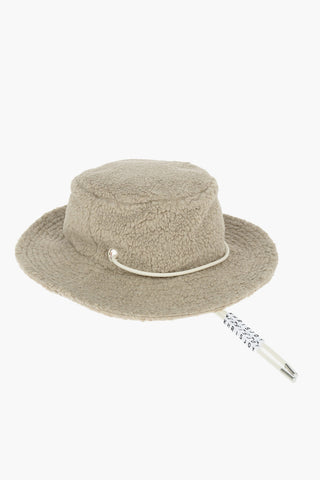 faux fur PUFF THE END bucket hat