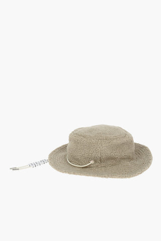faux fur PUFF THE END bucket hat