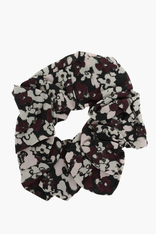 floral patterned scrunchie