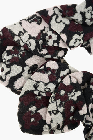 floral patterned scrunchie