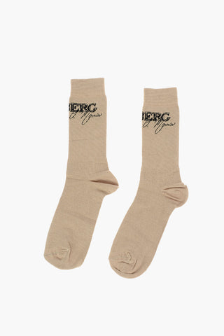 BY KAILAND O. MORRIS Long Socks with Lettering Logo