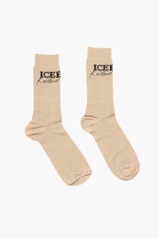 BY KAILAND O. MORRIS Long Socks with Lettering Logo